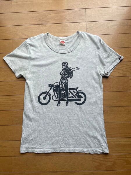 Dry Bones ドライボーンズ Ride グレー Tシャツ サイズS 丸首