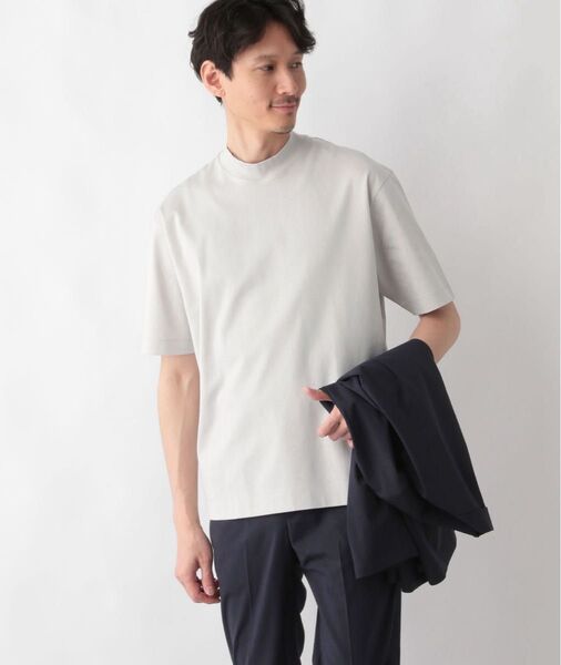 GLOBAL WORK リッチクリーンジャケットインTシャツ ライトグレー Lサイズ