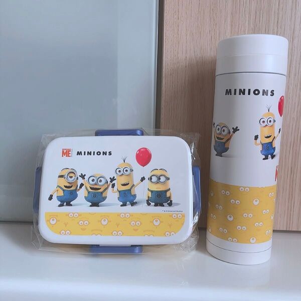 2点セット MINIONS オリジナルランチボックス 弁当箱 水筒