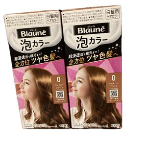 ブローネ 泡カラー 0 シャイニーブラウン 2個セット