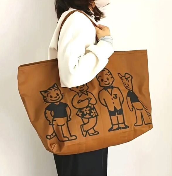 24対応○【新品】OSAMU GOODS オサムグッズ トートバッグ エコバッグ 大容量 可愛い 収納ポーチ付き