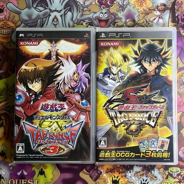 遊戯王デュエルモンスターズGX タッグフォース 3 / 遊戯王ファイブディーズ タッグフォース 6 PSP ソフト