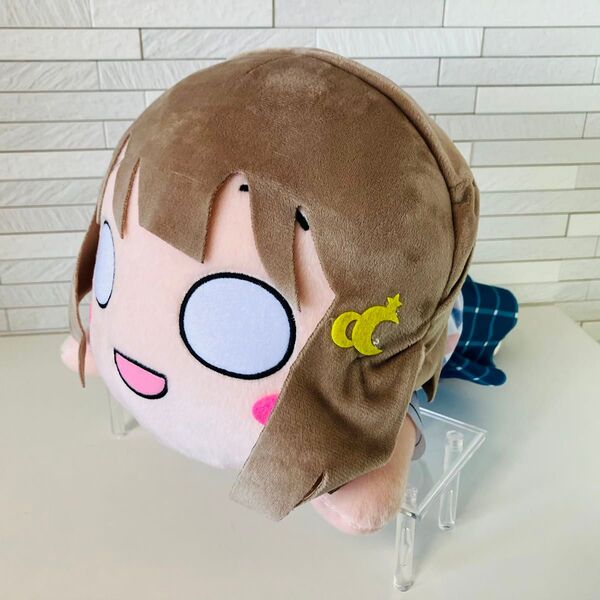 (中須かすみ)ニジガク メガジャンボ寝そべりぬいぐるみ