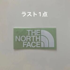 【新品未使用】ノースフェイス ステッカー ホワイト 1枚 カッティングステッカー 白