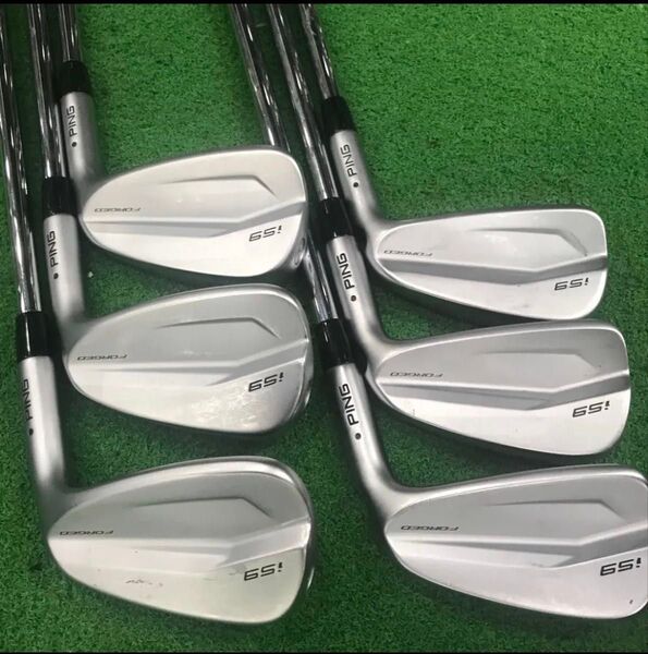 ping i59 アイアン 5-w 6本セット モーダス S ドット黒