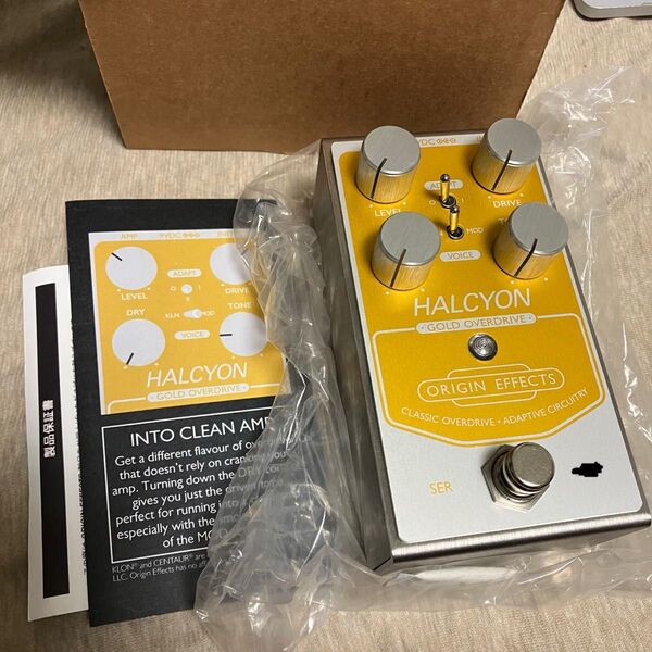 美品 Halcyon Gold Overdrive Origin Effects ケンタウロス系 オリジンエフェクツ