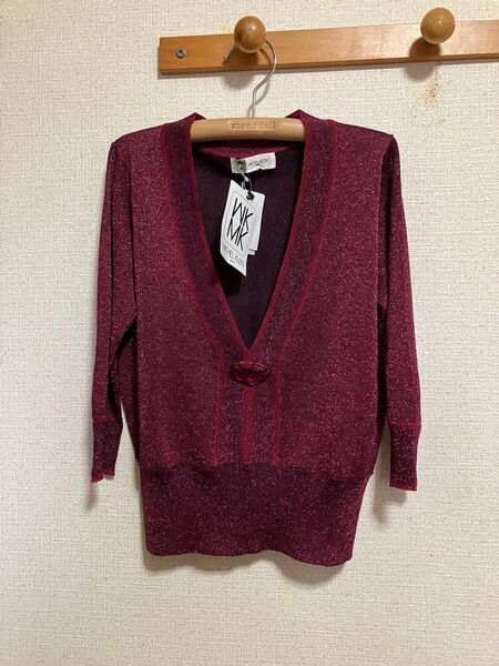 MK MICHEL KLEIN エムケーミッシェルクラン ラメセーター 未使用