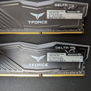 Team RGB(発光型) DDR4 3600Mhz(PC4-28800) 16GBx2枚(32GBkit) RGB DELTA