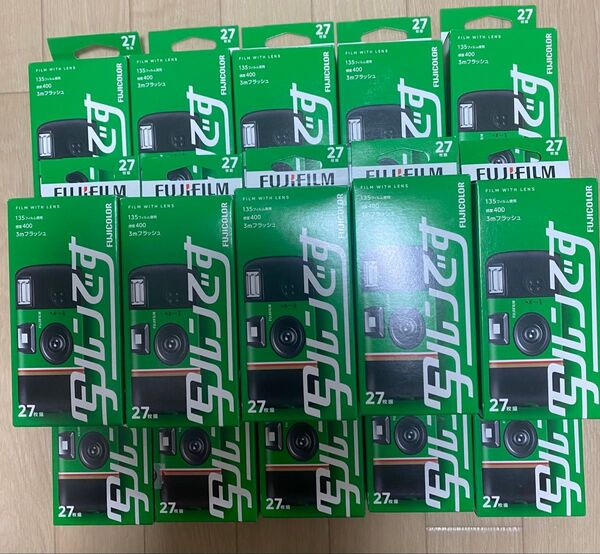 新品未開封 富士フイルム 写ルンです 27枚撮り 15個セット