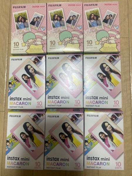 富士フイルム チェキフィルム 2種 9個セット