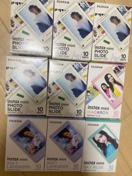 富士フイルム チェキフィルム 4種 9個セット