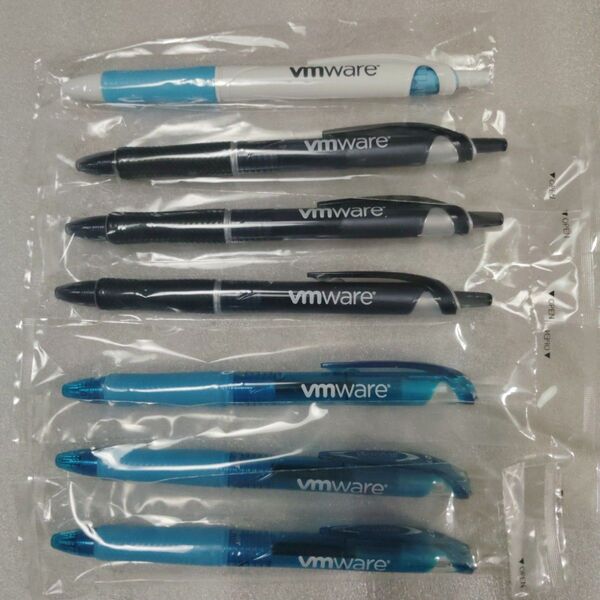 vmwareロゴ付き企業ロゴ付きノベルティvmwarePILOT ボールペン Acroballのペン先0.7mm 黒7本