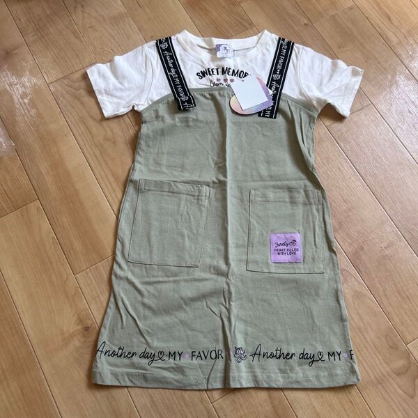 半袖 ワンピース ジャンスカ風