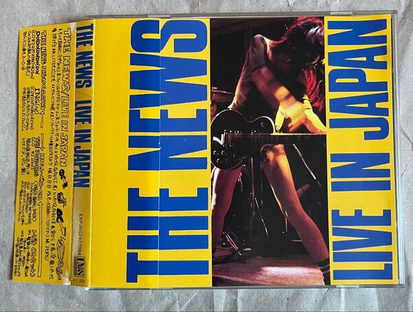 THE NEWS LIVE IN JAPAN CD イカ天 帯付