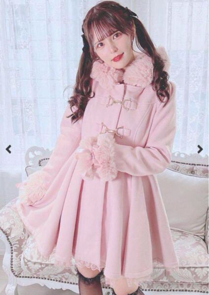 MARS マーズ 新品未使用 ロングコート アウター ピンク 量産 地雷 ロリータ 眞白ありす さきまるちゃん ロリータ服