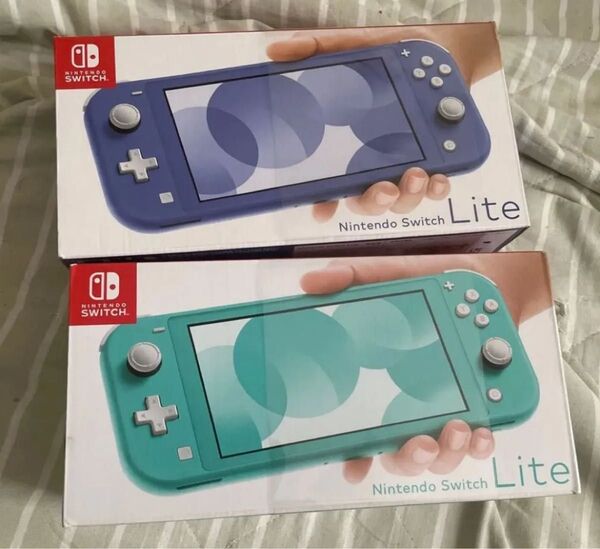 未使用!早い者勝ち!Nintendo Switch Lite ブルーとターゴイズ 色はランダムになる可能性あり