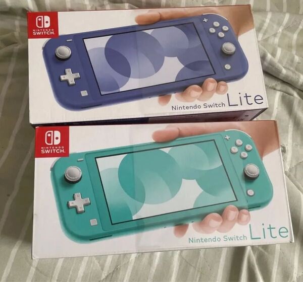 未使用!早い者勝ち!Nintendo Switch Lite ブルーとターゴイズ 色はランダムになる可能性あり