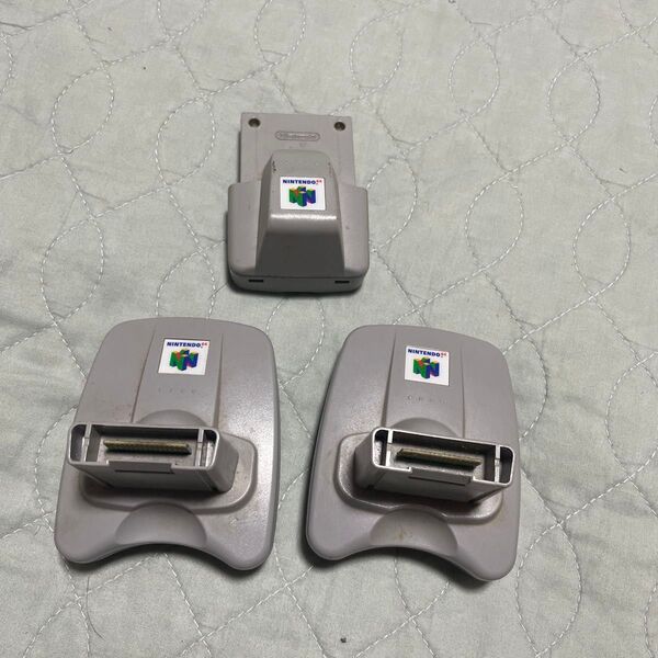 NINTENDO64 64GB拡張パック NUS-019 2個 振動パック GBパック