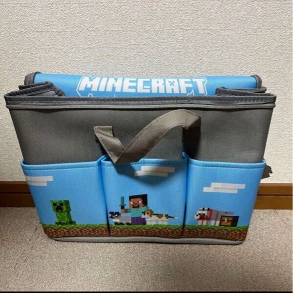 Minecraft マインクラフト 収納ボックス 大きなポッケ付きバスケット マイクラ 5/16まで