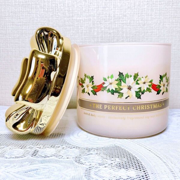 bath&body works 3芯キャンドル パーフェクトクリスマス