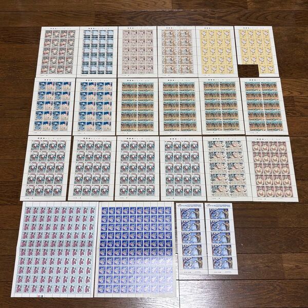 記念切手 昭和切手 相撲絵シリーズ シート バラ まとめて 24600円分