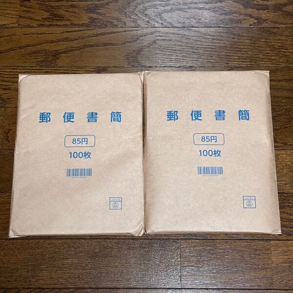 郵便書簡 ミニレター 未開封 完封100枚 2セット まとめて 17000円分