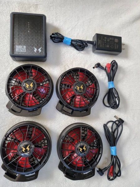 12V サンエス 空調服 バッテリーファンセット