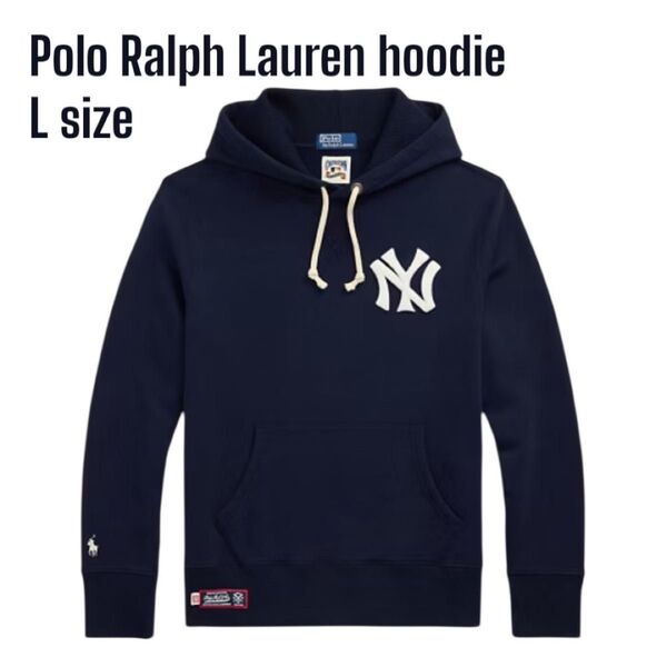 Polo Ralph Lauren ヤンキース パーカー ポロラルフローレン スウェット プルオーバーパーカー フーディ ブラック