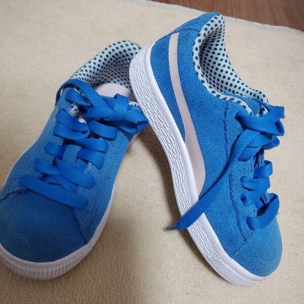 クッキーモンスター PUMA スニーカー 50 17cm ブルーキッズ セサミ