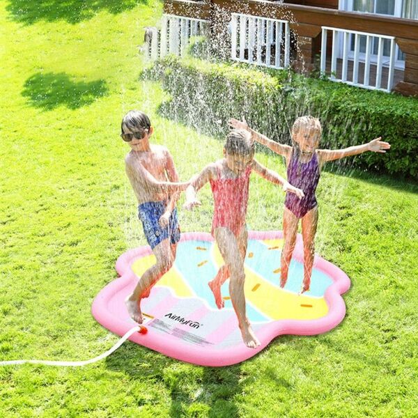 水遊び 噴水マット ビニールプール