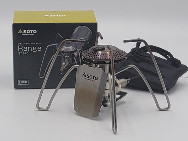 SOTO ST-340 キャンプ アウトドア シングルバーナー ソロキャンプ レギュレーターストーブ