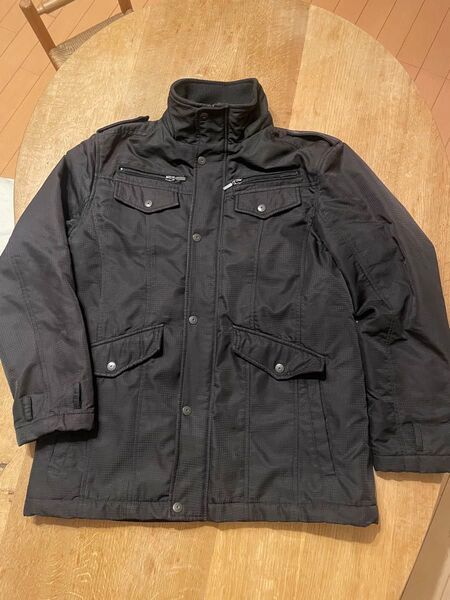 VILLAND ミリタリースタイル メンズ ジャケット 黒 Mサイズ