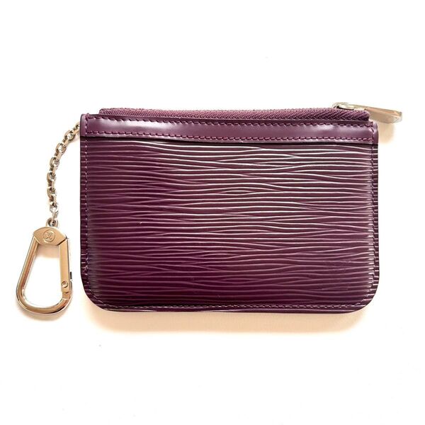 【美品】ルイ ヴィトン エピ ポシェット クレ コインケース 小銭入れ レザー LOUIS VUITTON コインパース