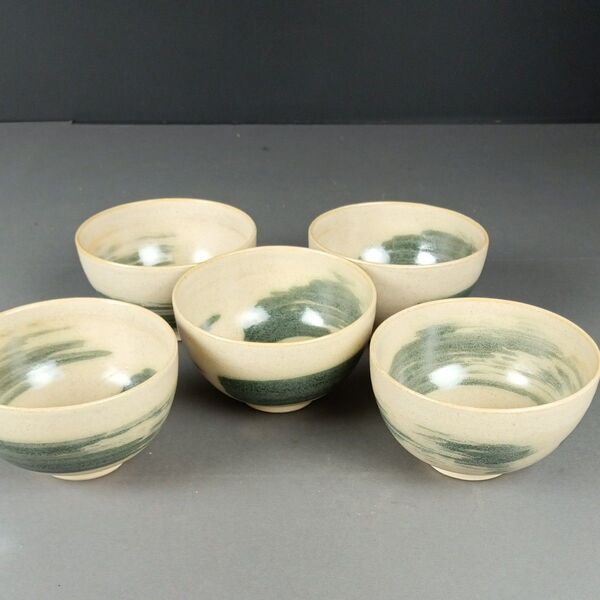 茶道具 抹茶碗 京焼 数茶碗 5個