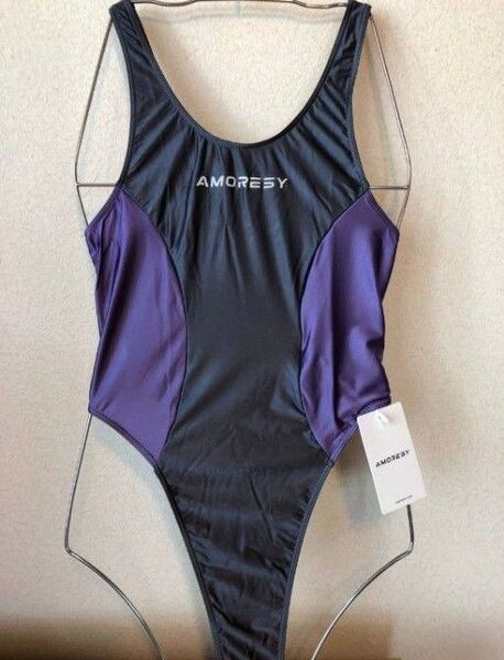AMORESY 競泳水着 レオタード 超ハイレグ仕様 Tバック レースクイーン コスプレ ナイトウエア 大きいサイズ XXXL