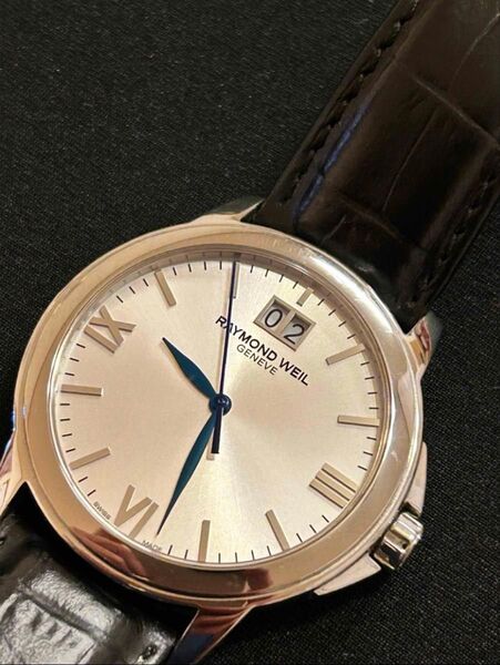 RAYMOND WEIL レイモンドウィル 5476-E335946 デイト ローマン 3針 メンズ クォーツ 腕時計 稼働品