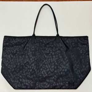 HEADPORTER★black beauty★ヘッドポーター★ブラックビューティー★トートバッグ★レオパード★L★ブラック