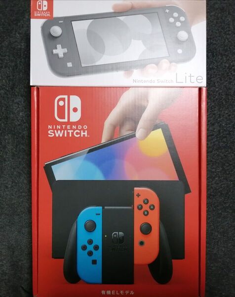 Nintendo Switch 有機ELモデル ネオンブルー ネオンレッド ニンテンドースイッチライト グレー 新品未開封