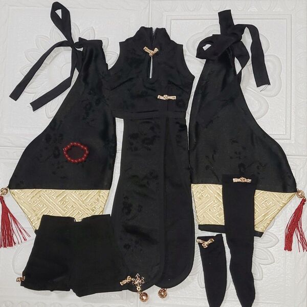 MDD アウトフィット 40cm 1/4 服 お洋服 ドール用 チャイナ服 キョンシー