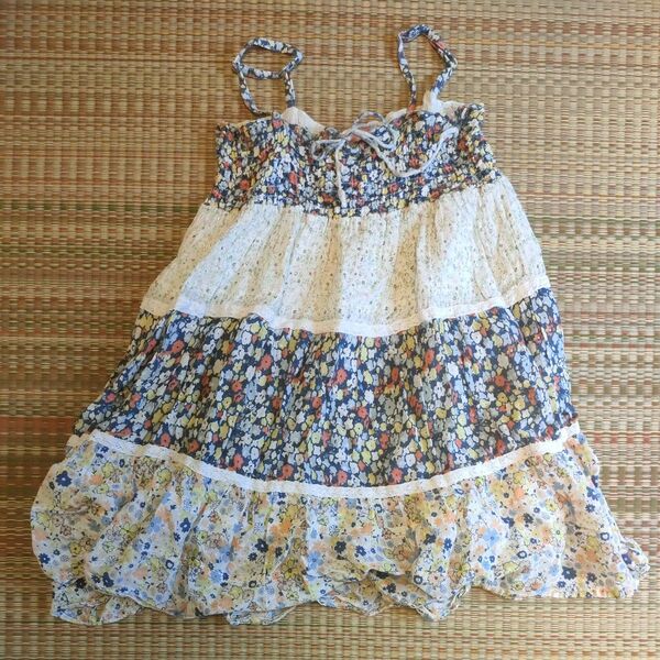 navy キャミソールワンピース130