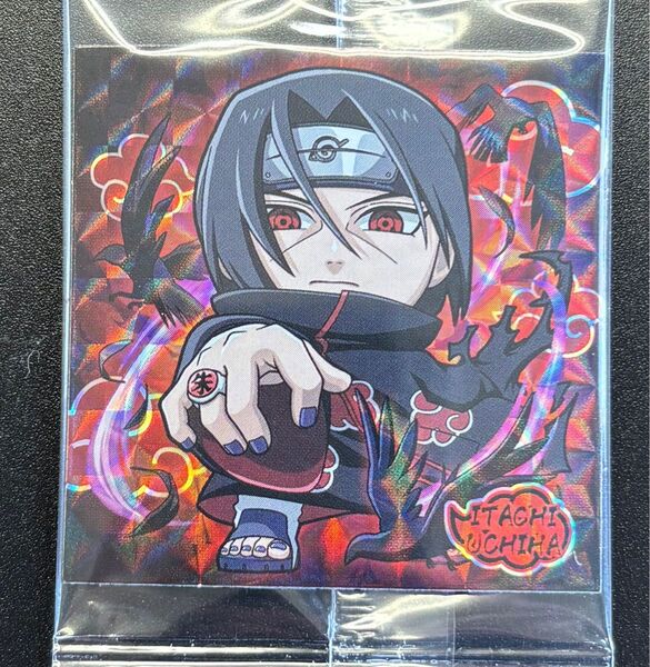にふぉるめーしょん NARUTO 疾風伝 忍界シールウエハース vol.4UR 4-23 うちはイタチ ウルトラレア