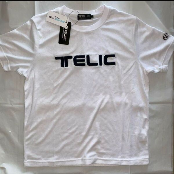 TELIC パイルロゴTシャツ 半袖 白 ホワイト テリック