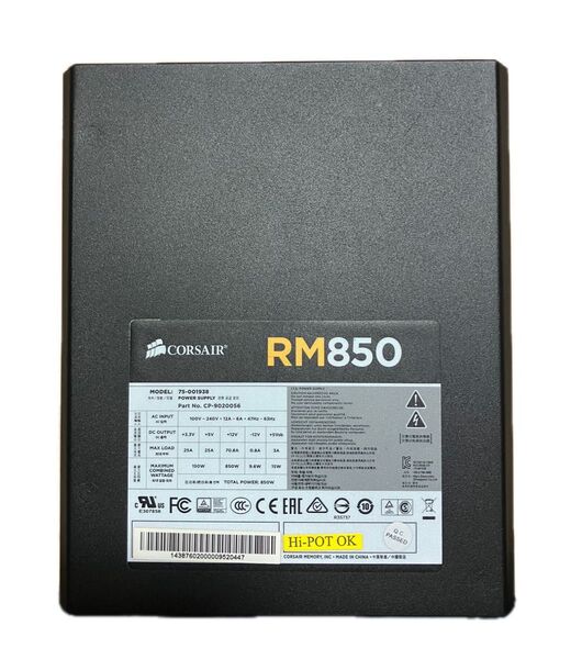 【ジャンク&本体のみ】CORSAIR RM850 電源ユニット 850W