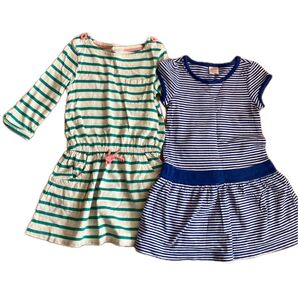 ボーダー ワンピース 女の子 mini boden 3-4years 2枚セット