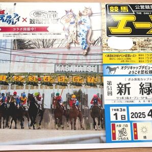 【未使用】競馬エース(笠松競馬場限定)2025シンデレラグレイ賞 ウマ娘コラボ