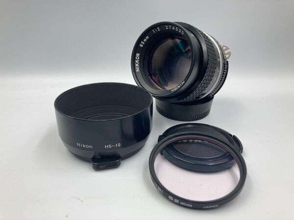 作例付き NIKON Ais 85mm F2 Fマウント 管mpr