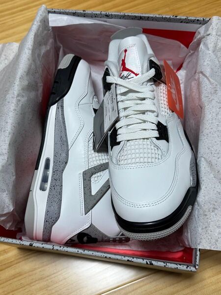 Nike Air Jordan 4 Retro "White/Cement" (2025) ジョーダン4 未使用 28cm