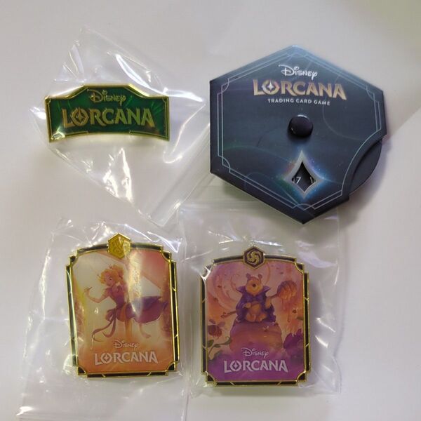 Disney ロルカナ ピンバッジ ヒンズカウンター 4個セット未開封