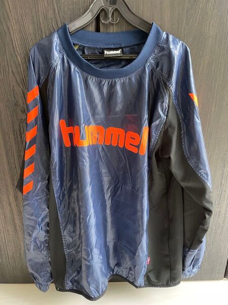 hummel ウインドブレーカー プルオーバー ネイビーMサイズ