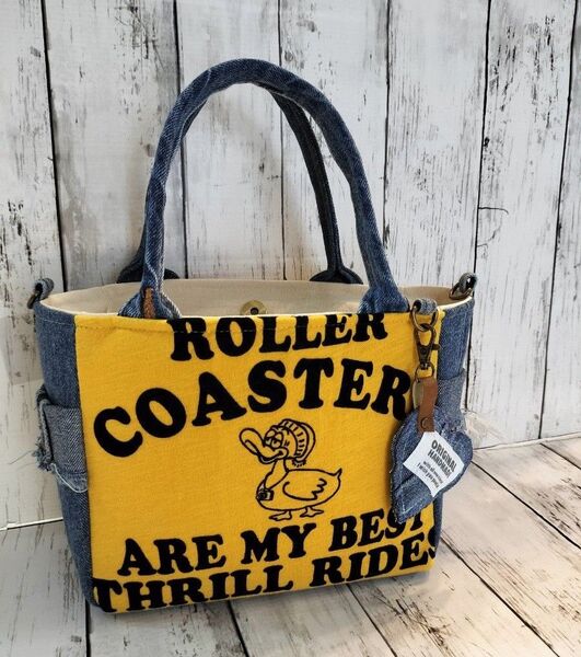 ハンドメイド バッグ デニムバッグ トートバッグ